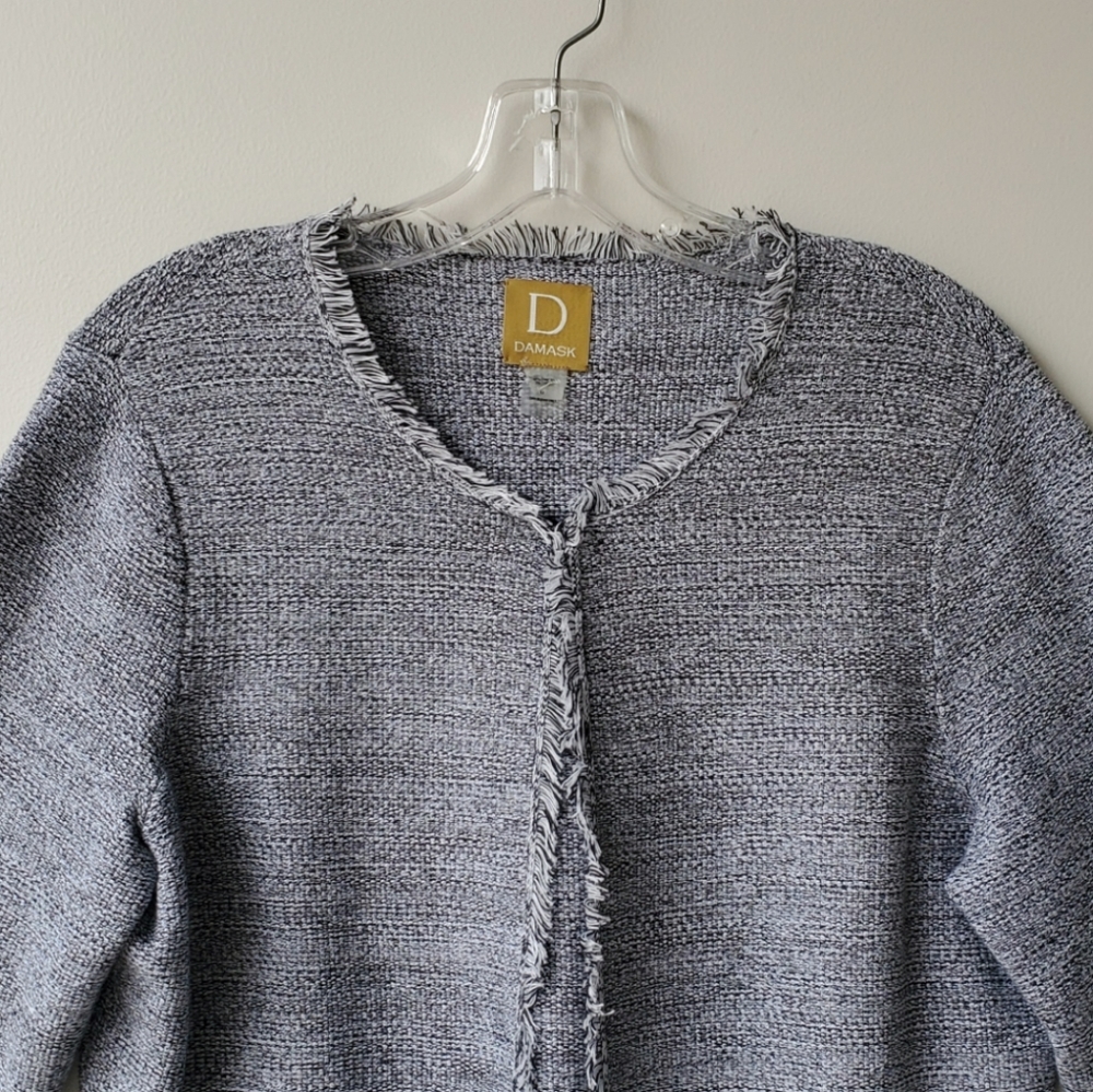 Damask Fringed Jacket - Picture 9 of 10
